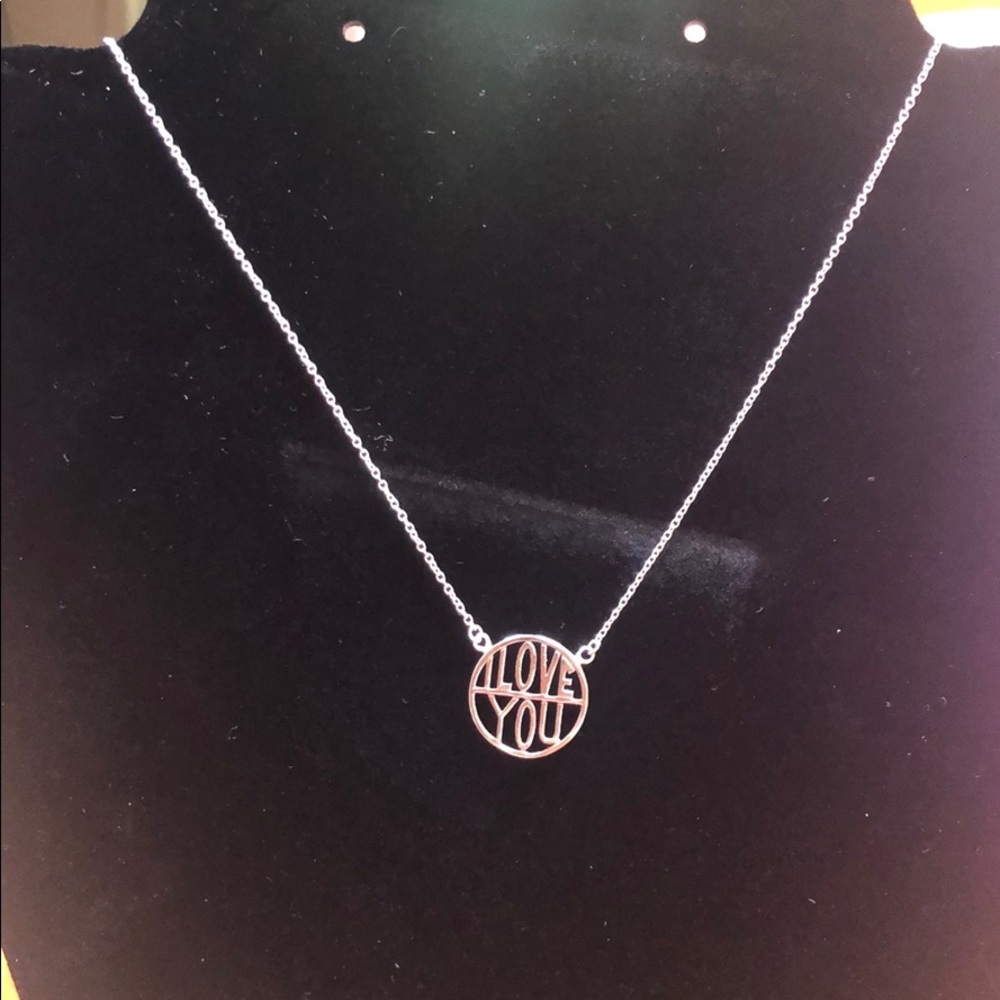 925 SS I Love You necklace 16 inch